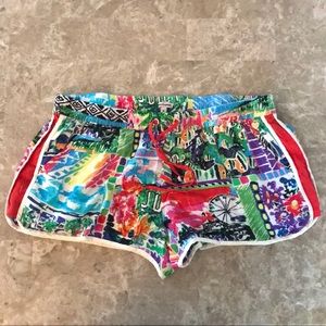 Juicy Couture 100% silk shorts